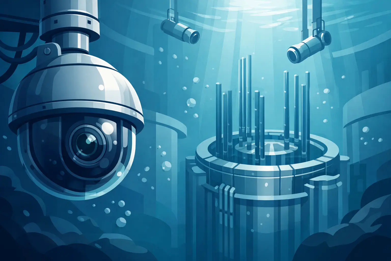 Underwater PTZ Camera for Reactor Coolant