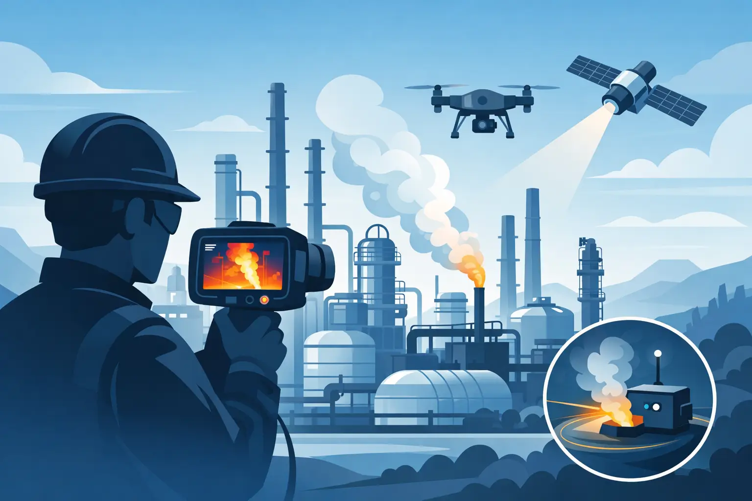 How to Detect Refinery Methane Leaks