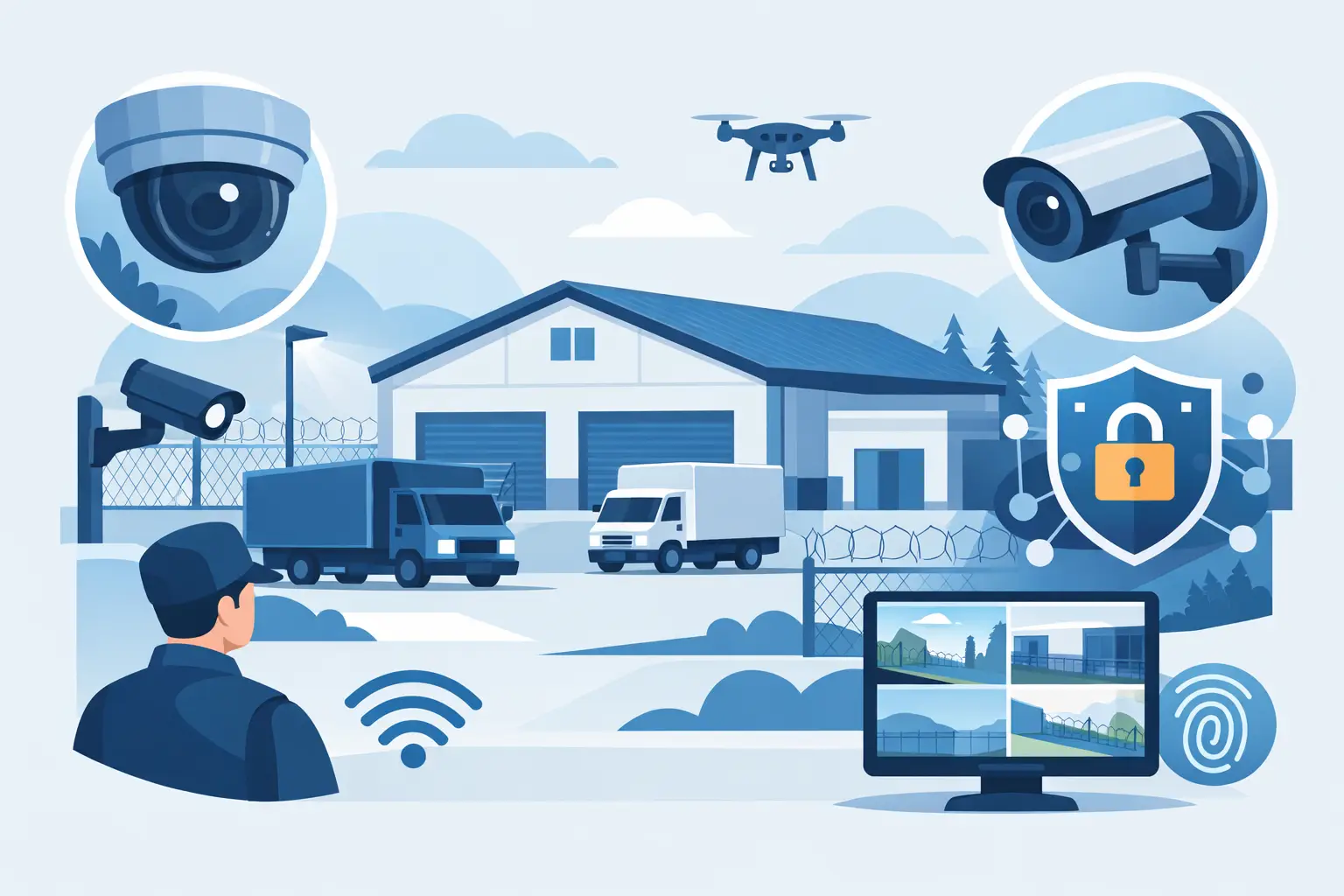 How to Secure Warehouse Perimeter Cameras