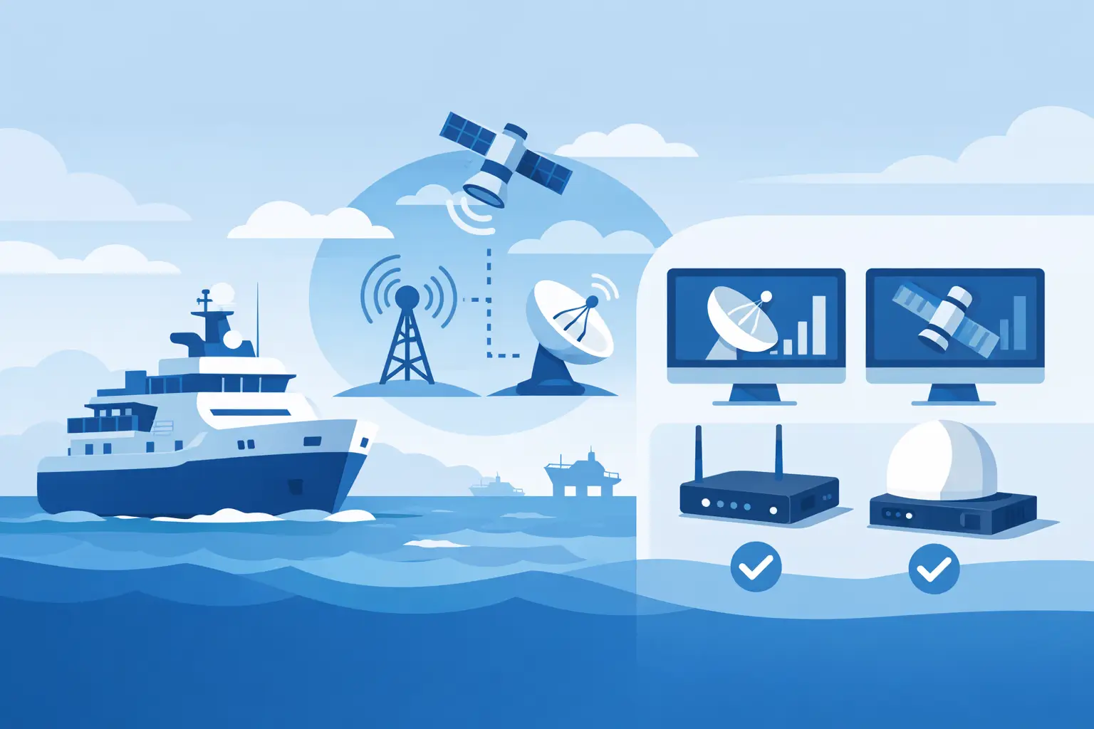 How to Compare Marine Network Solutions for Vessels