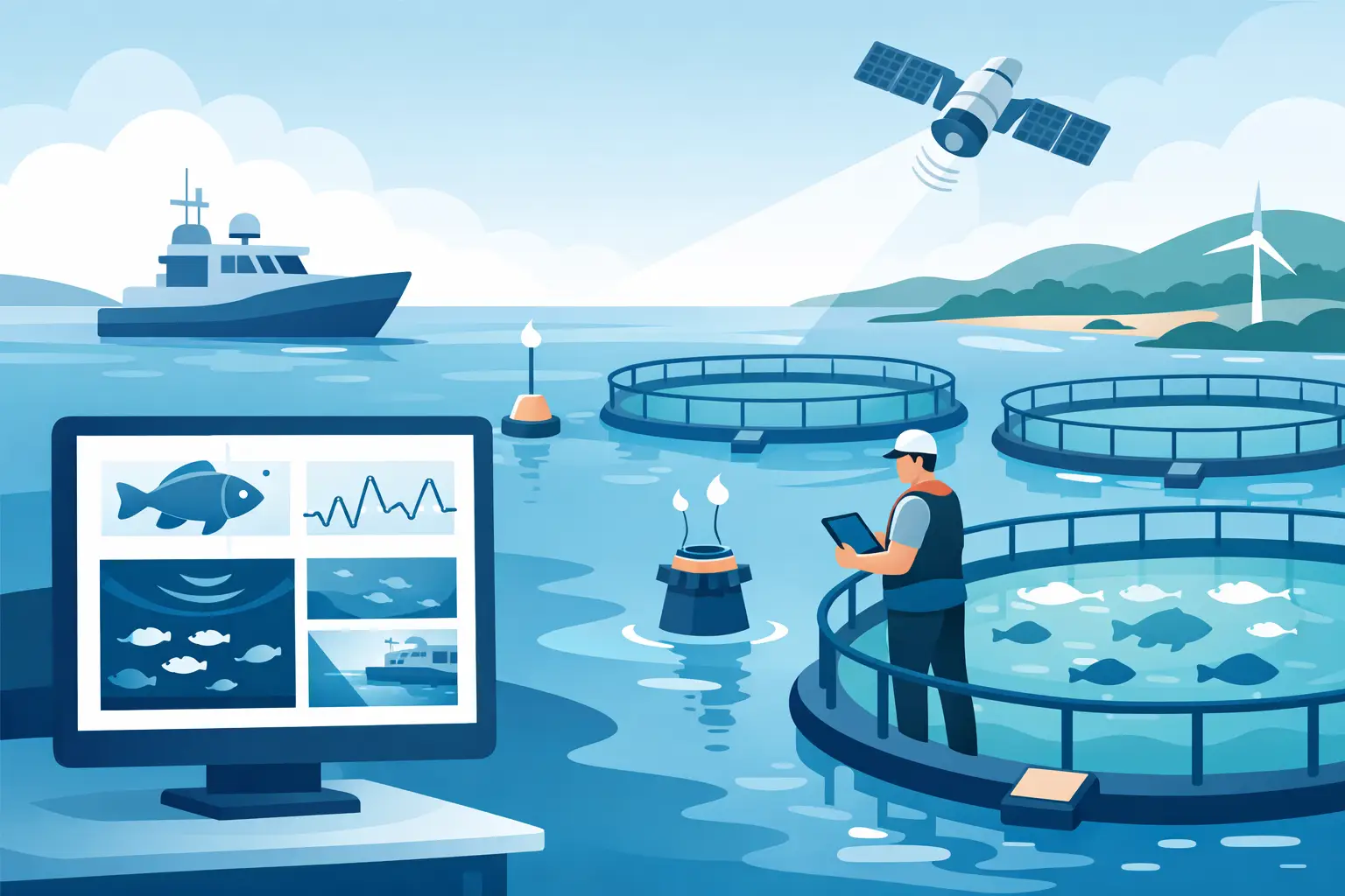 How to Monitor Aquaculture Pens Effectively