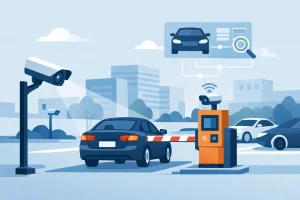 Parking Lot LPR Deployment Example for Industry