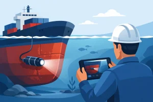 Ship Hull Inspection Camera Example for Operators