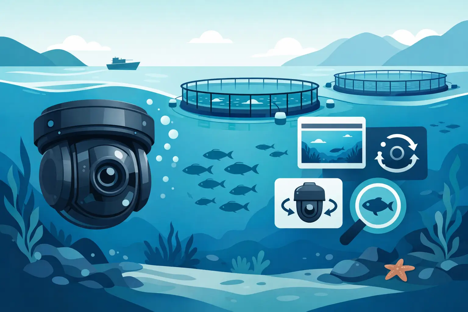 Choosing an Underwater PTZ Camera for Aquaculture
