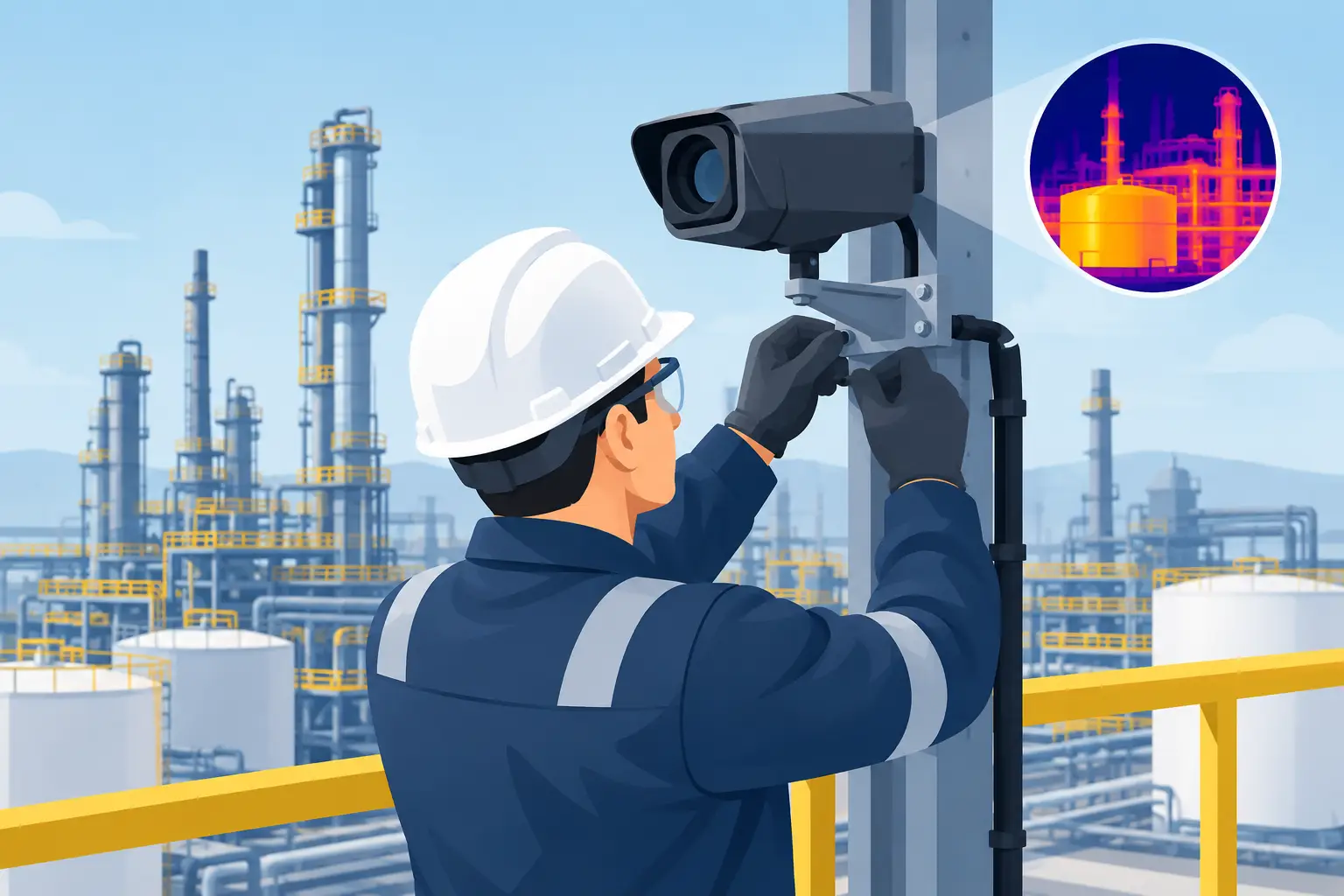 How to Install Refinery Thermal Cameras Safely
