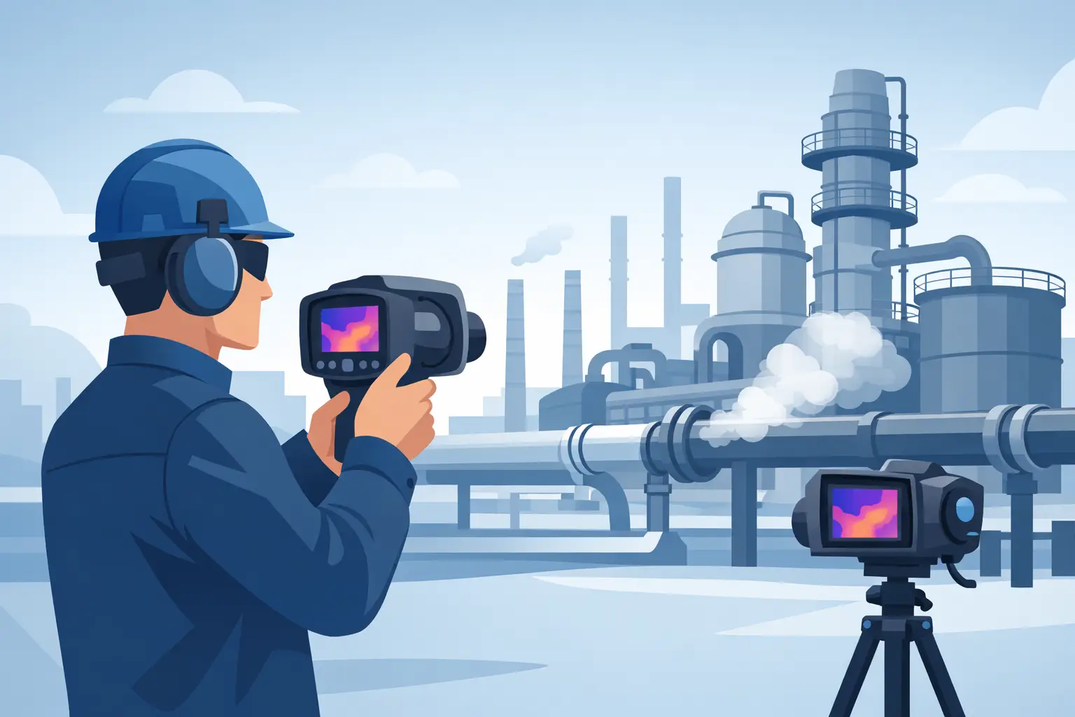 Why Use Gas Leak Imaging Cameras at Industrial Sites?