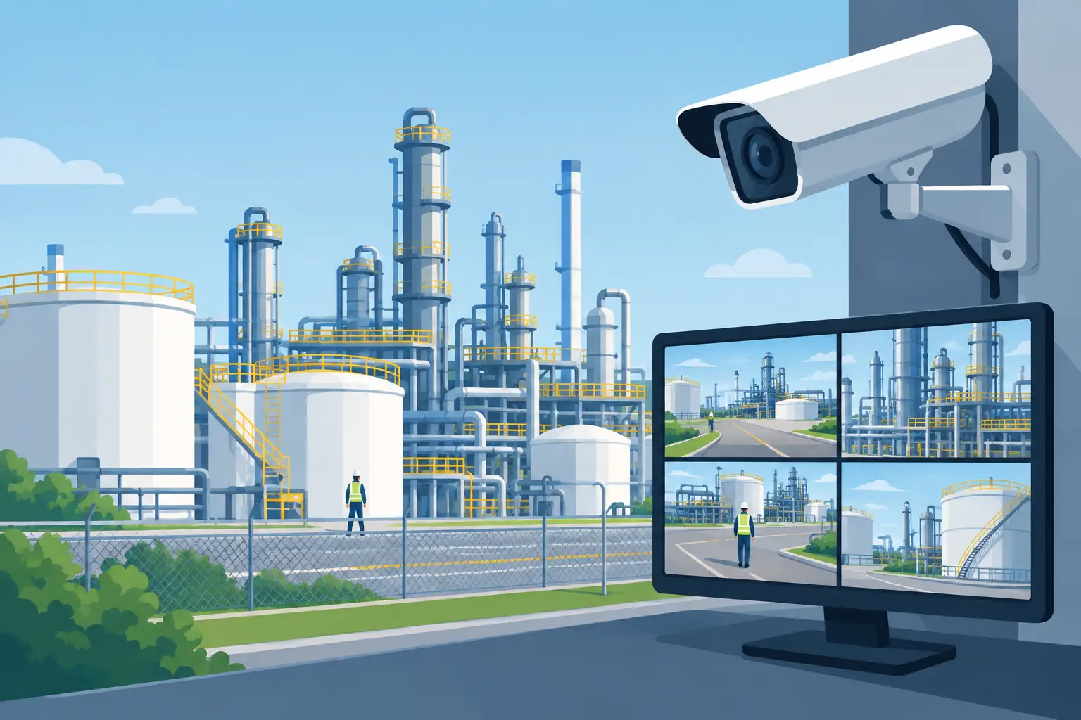 Chemical Plant CCTV Guide for Safer Operations