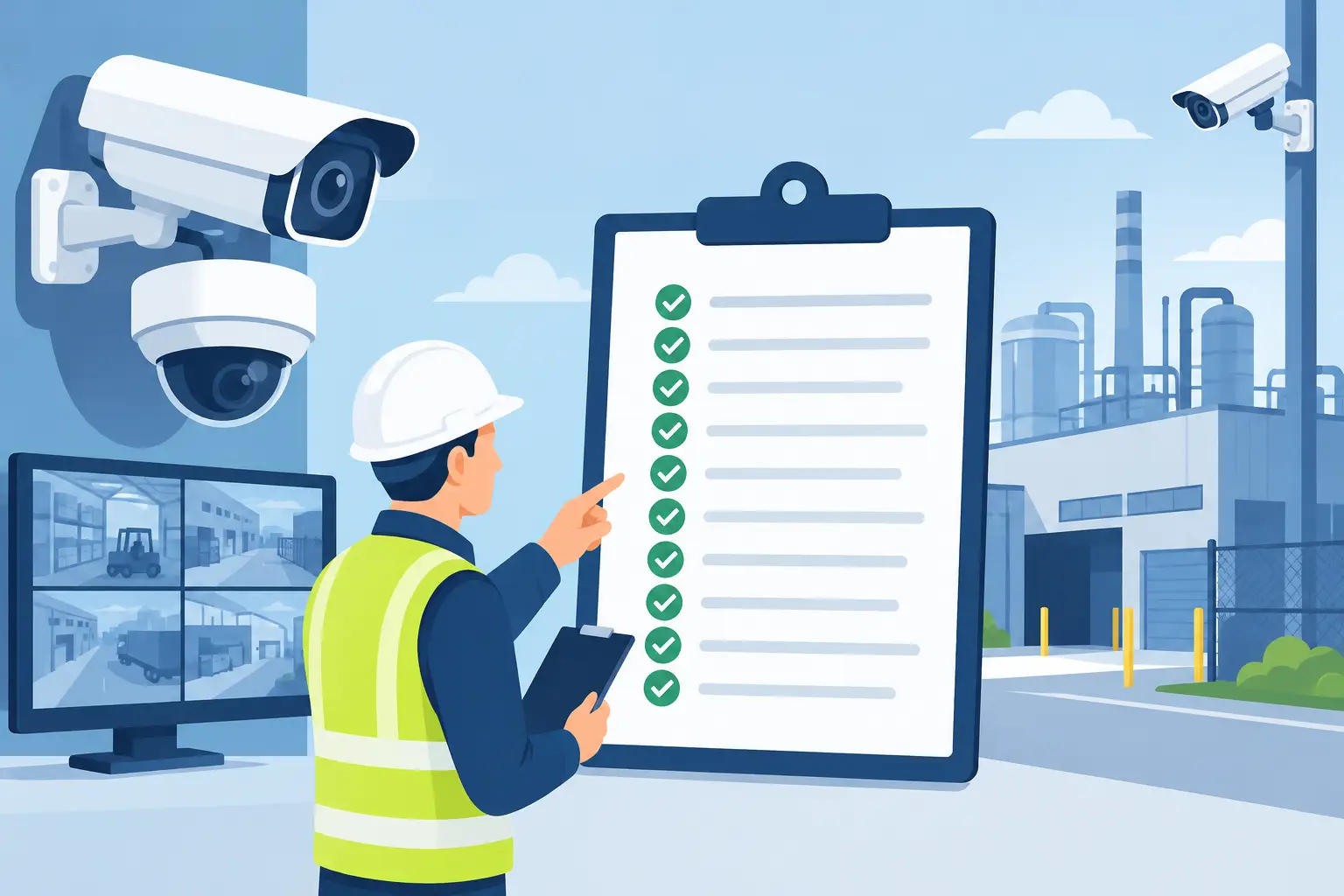 Industrial CCTV Procurement Checklist: 12 Checks