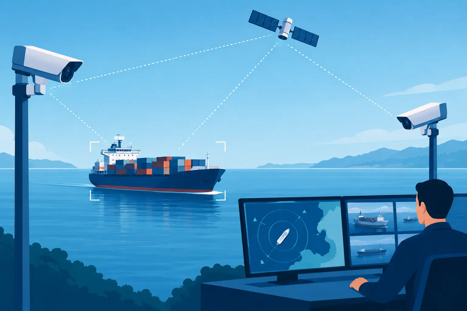 Secure Vessel Surveillance Networks That Perform